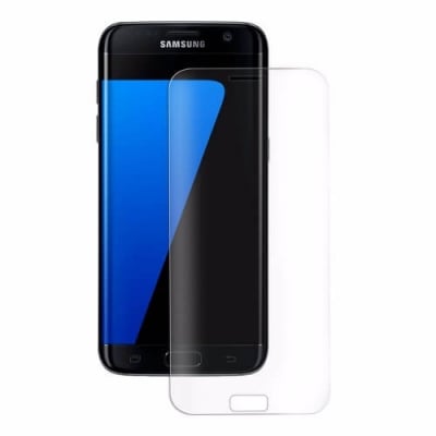 3D Стъклен протектор за Samsung S7 edge - Прозрачен DOT