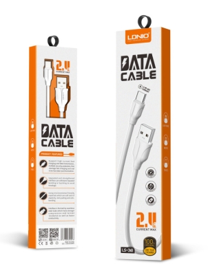 Кабел  LDNIO LS-362 USB към Type-C 2M