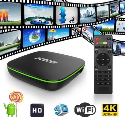 ТВ Бокс R69 Android 7.1 Smart TV Box Quad Core 4K 4GB RAM 32GB ROM