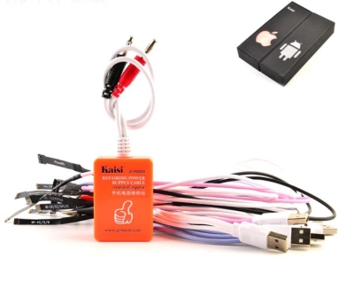 KAISI K-9088 Мобилен ремонтиращ захранващ кабел за iPhone 6-12 Pro Max Телефон с Android Бързо открива повреда на батерията