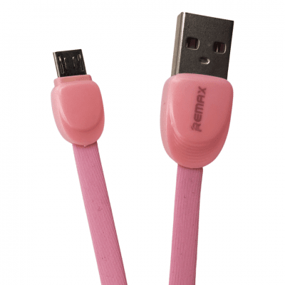 USB Кабел Remax RC 040i USB към Lightning - Розов