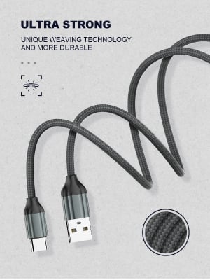 Кабел LDNIO LS432 USB към Type-C 2M