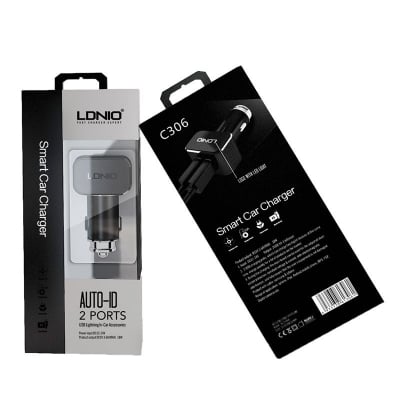 12V Зарядно 3.6A LDNIO C306 2 PORT USB към Micro USB