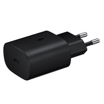 Оригинален адаптер Samsung Fast charger 25W - Черен /EP-TA800XBEGWW-BULK