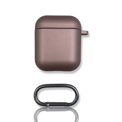 Силиконов калъф за Airpods 1 / 2 - Матово розово