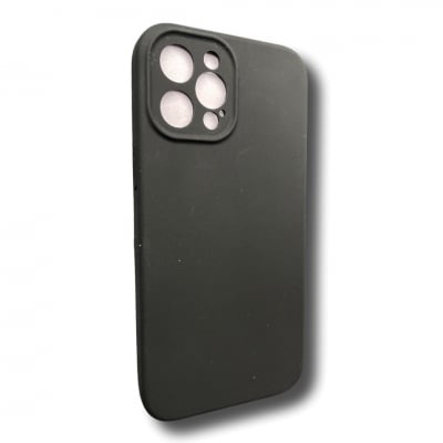 Silicone case TP-59+камера за iPhone 11 Pro Max - Черен