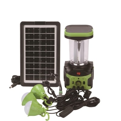 DT-9016 DAT Solar light home lighting system комплект от 1 фенер+ 3 лампи 9V 3.5w панел