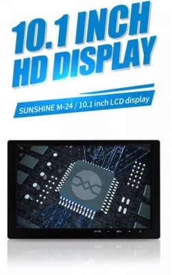 SUNSHINE M-24 HDMI-съвместим ДИСПЛЕЙ ЕКРАН 10,1 ИНЧА ЕКРАН ЗА МИКРОСКОП ДИСПЛЕЙ