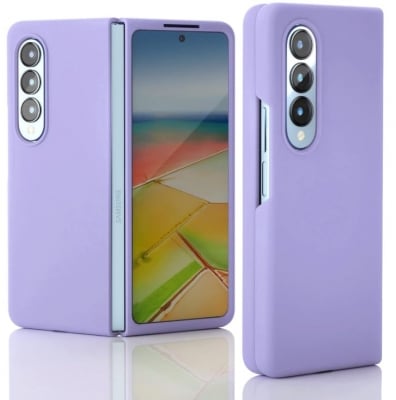 Z15 Silicone case за Samsung Z Fold 4 от 2 части - Лилав