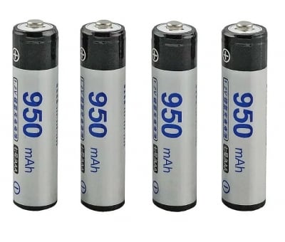 4БР. AAA никел металнхидрид 950mAh 1.2 V зареждаща се