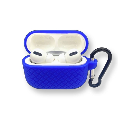 Силиконов калъф за AirPods Pro SC02 - Тъмно син