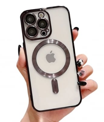 Кейс MG38 Luxury Case with Magsafe iPhone 15 Pro - Черен