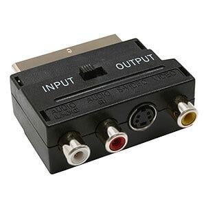 Кабел преход H-31 SCART - AV/HDMI преобразувател IN/OUT +кабел 1.5m