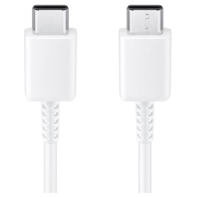 Оригинален Samsung кабел (40w) USB-C to USB-C (1m) - Бял (плик) EP-DG980BBE-BULK