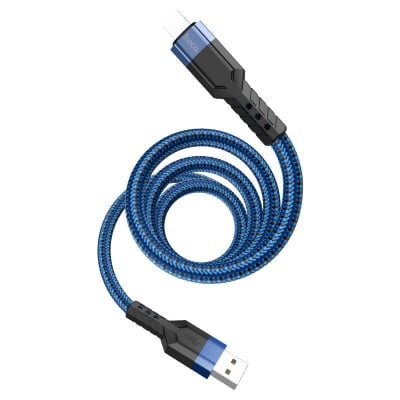 HOCO кабел U110 USB към Lightning (1.2M) - Син