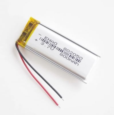 Батерия Универаслна 802050 3.7V 800mAh 1.85Wh 50mm / 20mm