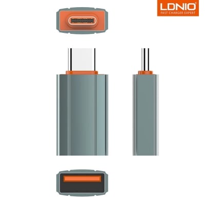 LC140 Адаптер LDNIO USB-C към USB-A OTG Pendrive