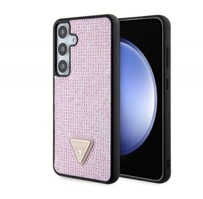 GUHCS24LHDGPPP Guess Galaxy S24 Ultra Back cover case - hardcase Rhinestone - Pink