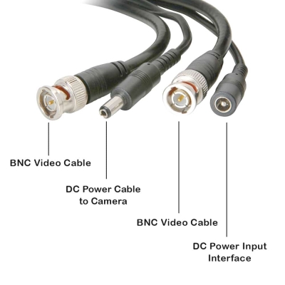 Кабел за видеонаблюдение камера VIDEO+POWER - 30M