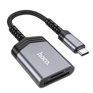 HOCO UA25, USB-C към SD/TF OTG до 2TB