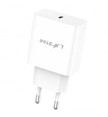 L✮Star Адаптер 45W SuperFast LS45 USB-C изх. - Бял