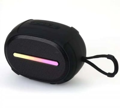 Преносима Tонколона S033 , BT , USB, SD, FM, AUX LED RGB - Черен