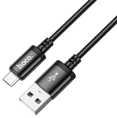 HOCO Кабел “X89 Wind” USB към Micro (1M) - Черен