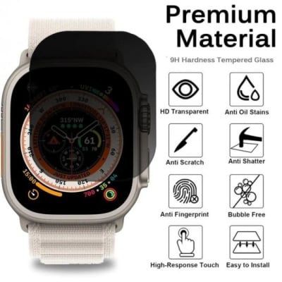 Privacy стъклен протектор за часовник iWatch 8 Ultra 49mm