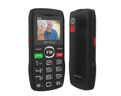 Мобилен телефон IPRO F188+БГ МЕНЮ /2G/32+64MB/1.77inch/0.08MP/1000mAh/Dual Sim/Фенер - Черен