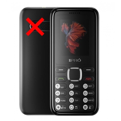 Мобилен телефон IPRO A10 Mini+БГ МЕНЮ Без камера /2G/32Mb+32MB/0.08MP/1.77 инча 600mAh/Фенер - Черен