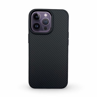Premium Carbon Case TP-103 за iPhone 16E - Space Black