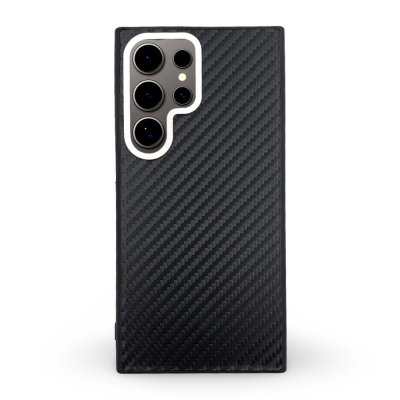 Premium Carbon Case TP-104 за Samsung S24 Ultra - Space Black