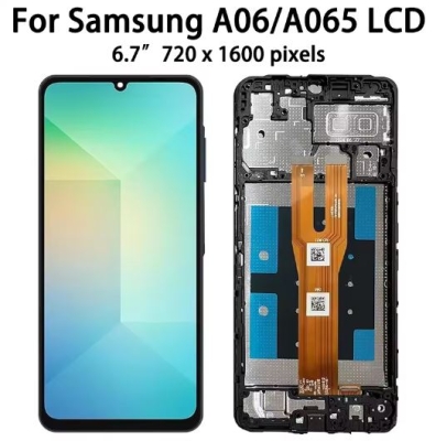 LCD Дисплей за Samsung A06 A065 SM-A065F SM-A065M+Рамка