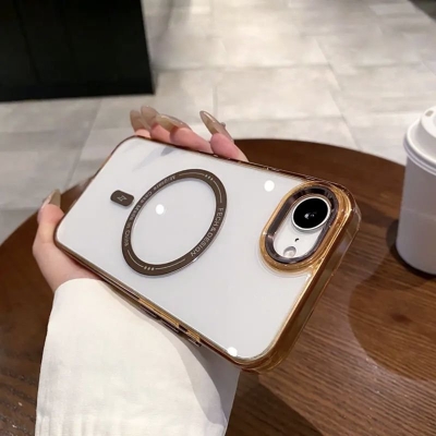 Луксозен кейс AllureEyes с Magsafe TP-101 iPhone 16 Plus - Златист