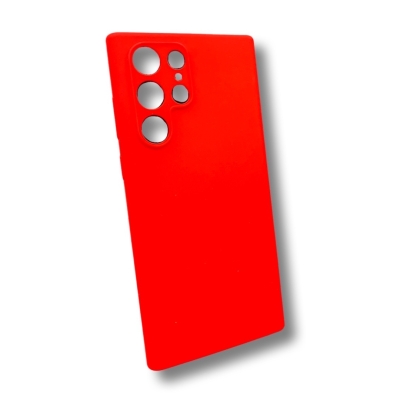 Silicone case TP-59 +камера за Samsung S25 Ultra - Червен