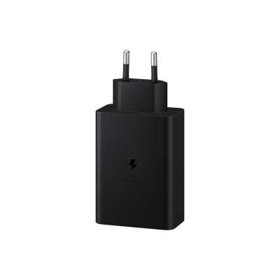 Оригинален адаптер Samsung Fast charger Trio 65W - Черен / EP-T6530NBEGEU-RETAIL