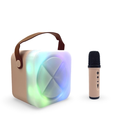 V8 Караоке Bluetooth колона с 1бр. микрофон - Розов