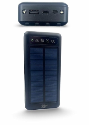 L✮Star SL-22 4в1 Преносимо зарядно с вградени кабели - 20,000MAH - Черен