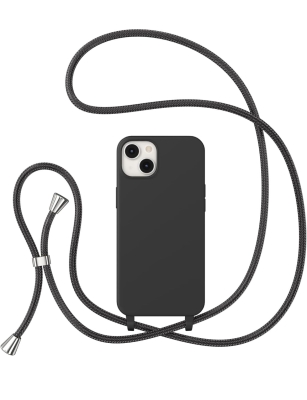 TP-16 Силиконов Кейс с връзка за Samsung A36 - Черен