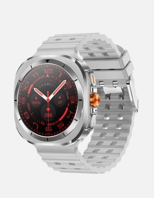 MK72 Смарт часовник 2 Каишки Watch Ultra Bluetooth 5.0 47мм - Сив