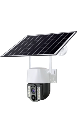 IP Соалрна Камера HY-D0113F 4G 4MP 1080P ( APP:V380PRO ) HD 360 градуса с микрофон и високоговорител и LED светлина