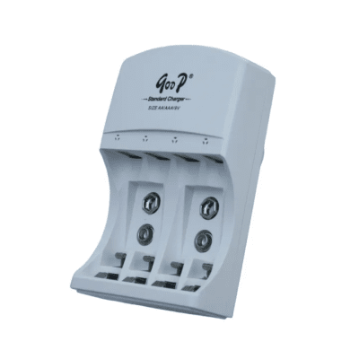 Goop GD-C804HV1 – Зарядно устройство за батерии AA/AAA и 9V Ni-MH/Ni-CD с 4 независими слота и LED индикатор