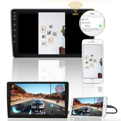 6580 Android мултимедиен плеър 4GB RAM 64GB ROM – 9\" IPS дисплей 1024x600, CarPlay, GPS, WiFi, Bluetooth