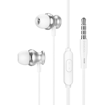 HOCO Слушалки M106 с микрофон 3.5mm (Бял)