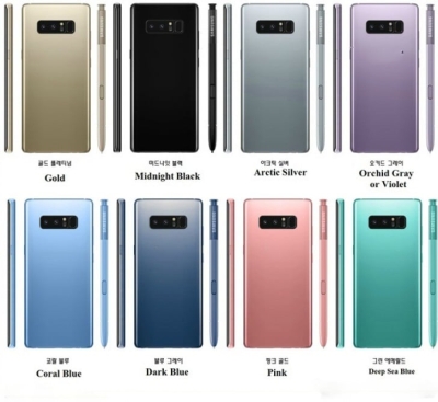 Капак батерия за Samsung Note 8 - Сив