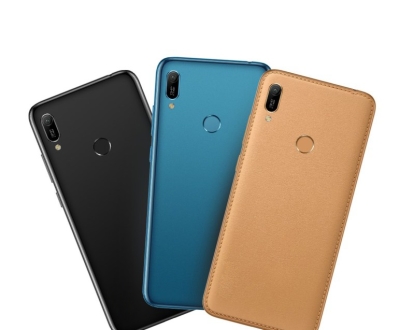 Капак батерия за Huawei Y6 2019+стъкло за кам. - Златист