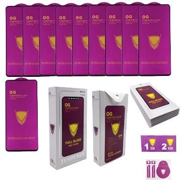 10бр. OG Стъклен протектор за (iPhone 16E) iPhone 13 Pro / iPhone 13 / iPhone 14 /