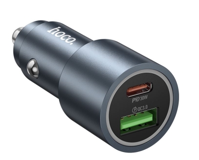 HOCO Z60 Зарядно за кола USB+USB-C PD20W + QC3.0 38W