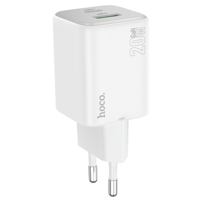 HOCO Адаптер \"N41\" PD20W+QC3.0 - Бял