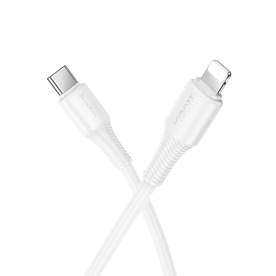 HOCO кабел X120 PD27W Type-C към Lightning (1M) - Бял